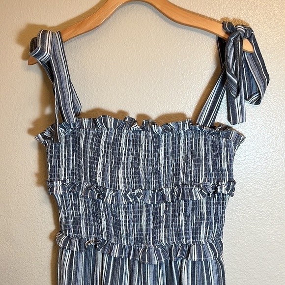 Kittenish One Piece Striped Pants Romper - Picture 2 of 9